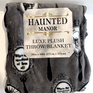 Spooky Halloween Themed Fleece Throw